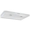 Ancona hotte de cuisine sous armoire convertible de 30" en acier inoxydable