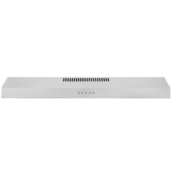 Ancona hotte de cuisine sous armoire convertible de 30" en acier inoxydable