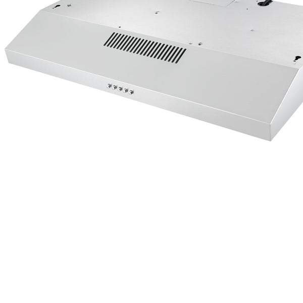 Ancona hotte de cuisine sous armoire convertible de 30" en acier inoxydable