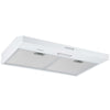 Ancona hotte de cuisine convertible de 30" installation sous l’armoire en blanc