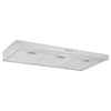 Ancona hotte de cuisine convertible de 36" sous armoire 110 pi3/min en acier inoxydable