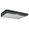 Ancona 24" 110 CFM Convertible Under Cabinet Range Hood in Matte Black