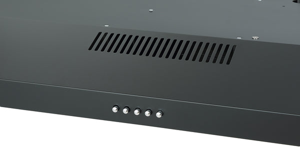 Ancona 24" 110 CFM Convertible Under Cabinet Range Hood in Matte Black