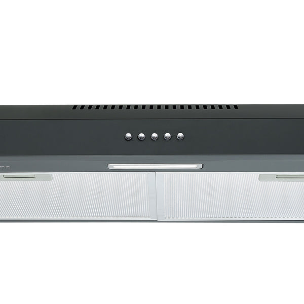 Ancona 24" 110 CFM Convertible Under Cabinet Range Hood in Matte Black