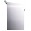 Cuisinière électrique auto portante de 36 po 3.8 pi. cu. d’Ancona en acier inoxydable avec 5 brûleurs et four à convection véritable européenne