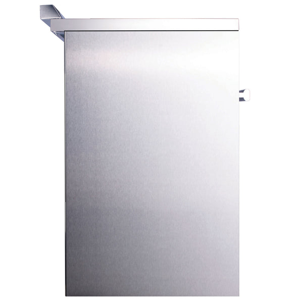 Cuisinière électrique auto portante de 36 po 3.8 pi. cu. d’Ancona en acier inoxydable avec 5 brûleurs et four à convection véritable européenne