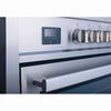 Cuisinière électrique auto portante de 36 po 3.8 pi. cu. d’Ancona en acier inoxydable avec 5 brûleurs et four à convection véritable européenne