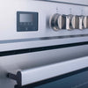 Cuisinière électrique auto portante de 36 po 3.8 pi. cu. d’Ancona en acier inoxydable avec 5 brûleurs et four à convection véritable européenne