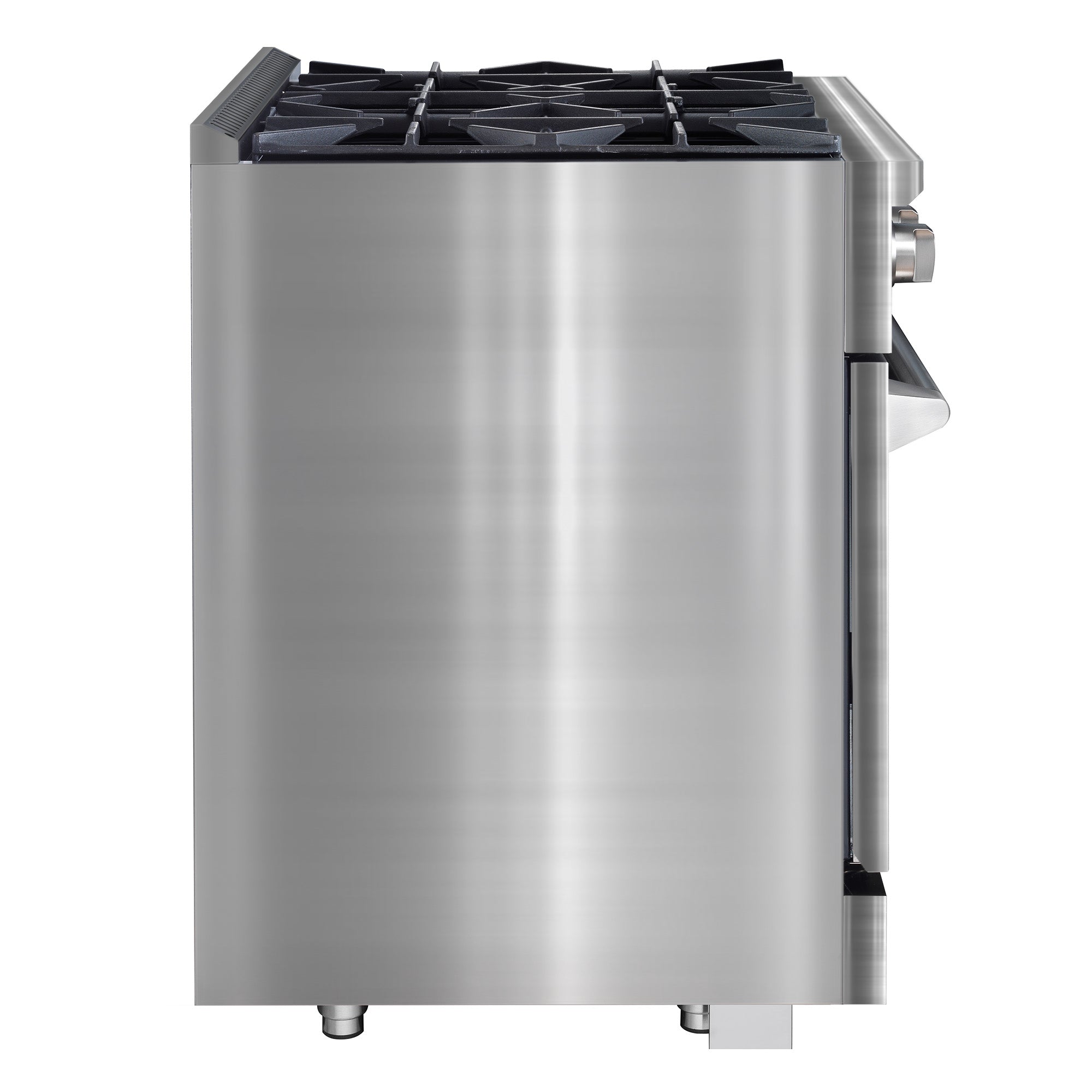 Ancona ensemble électroménagers de cuisine 2 pièces avec cuisinière au gaz 30 po avec four à convection et hotte de cuisine intégrée de 600 pi3/min