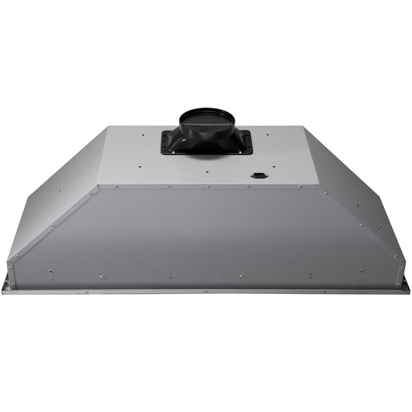 Ancona ensemble électroménagers de cuisine 2 pièces avec cuisinière au gaz 48 po avec four à convection et hotte de cuisine intégrée de 600 pi3/min