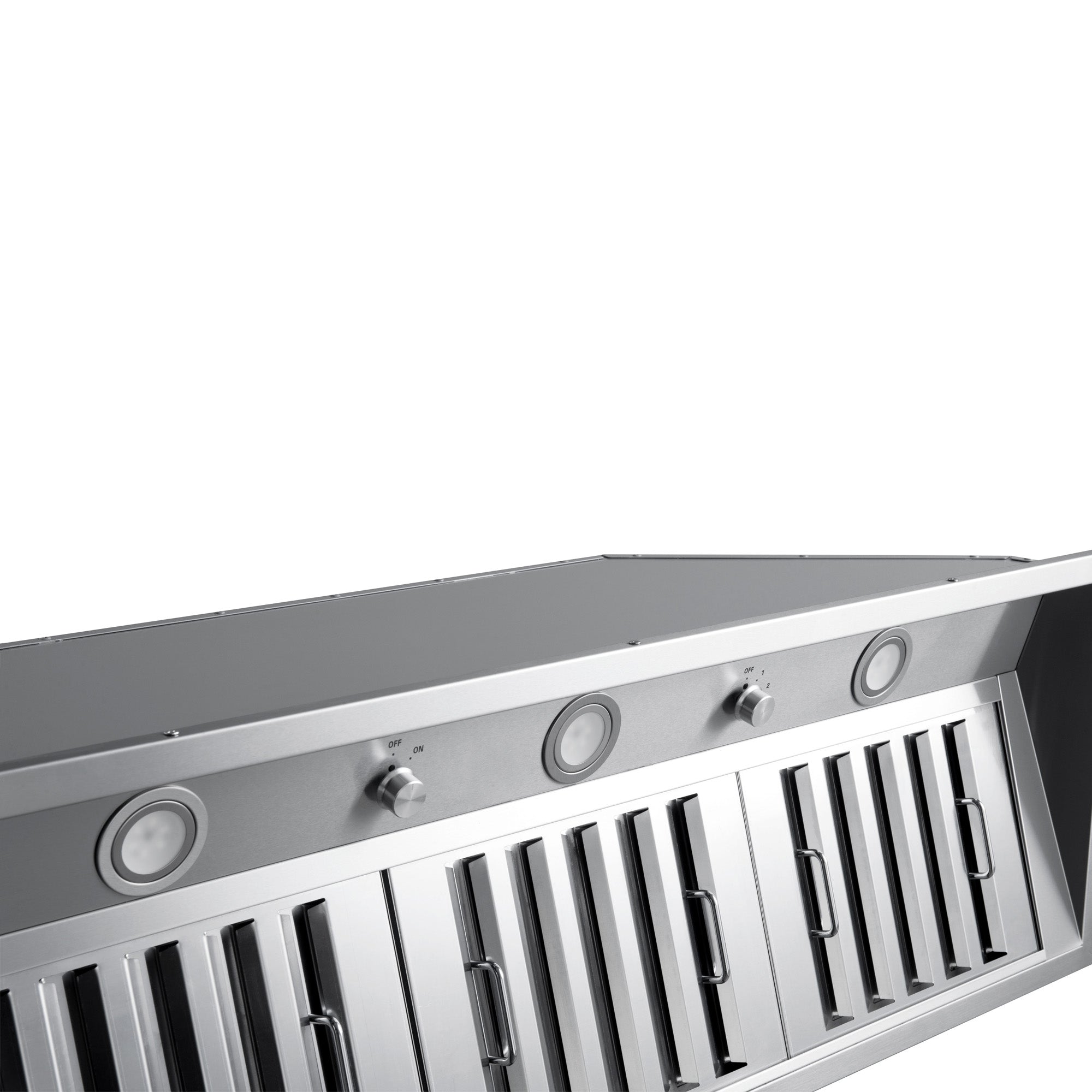 Ancona ensemble électroménagers de cuisine 2 pièces avec cuisinière au gaz 48 po avec four à convection et hotte de cuisine intégrée de 600 pi3/min