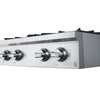 Ancona 2-piece Kitchen Appliance Package with 30" 4-burner Gas Cooktop with 650CFM Wall-Mounted Range Hood