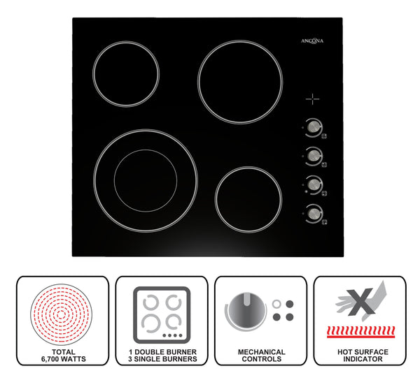 Select 24 in. European Radiant Ceramic Cooktop