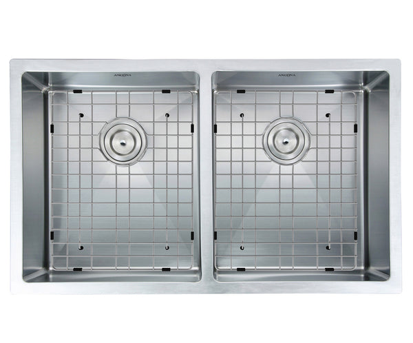 Évier double Encastré Série Prestige 32 po