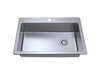 Valencia Series Dual-Mount Single Bowl Kitchen Sink