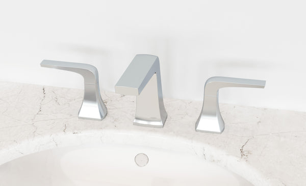 Linea Widespread Chrome Bathroom Faucet