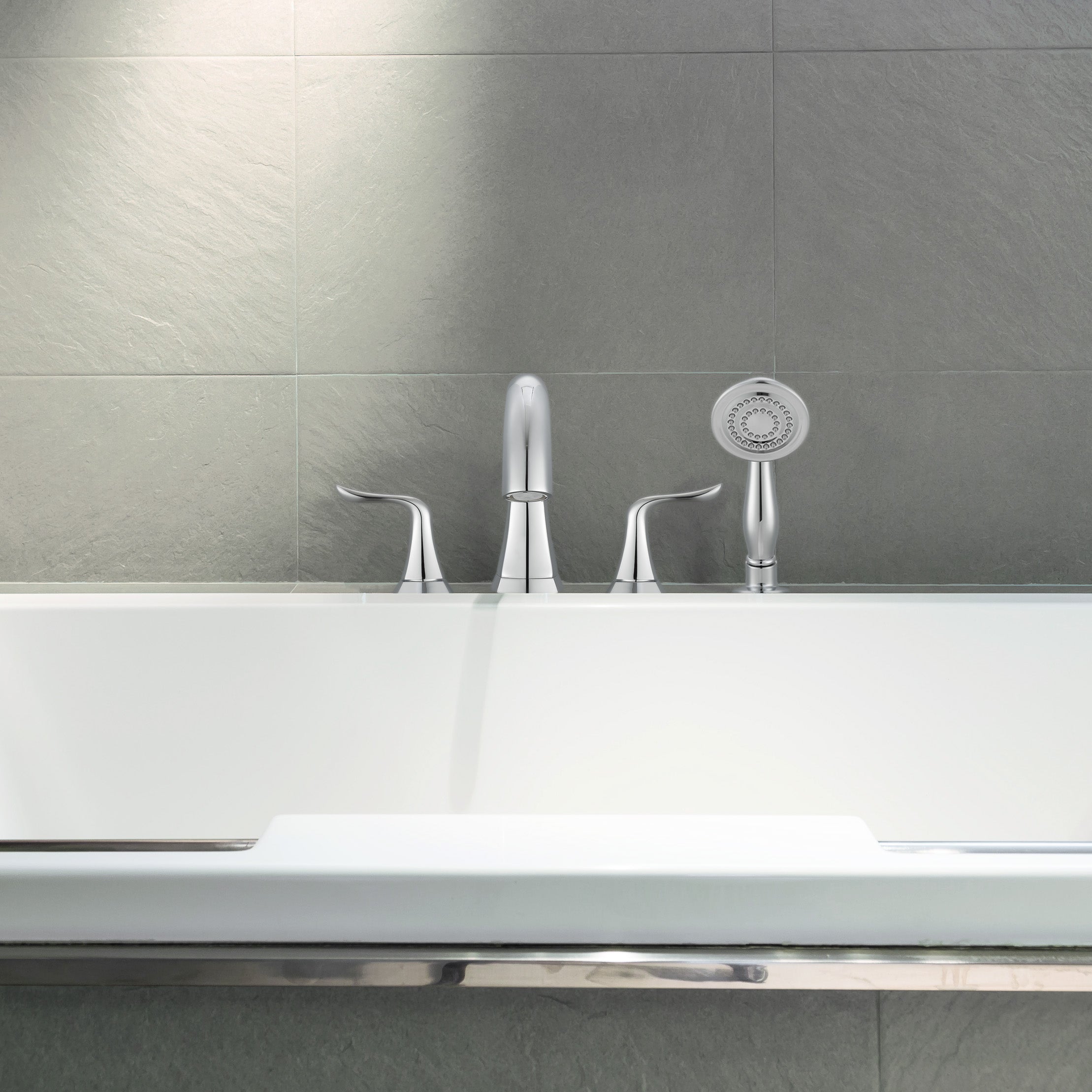 Scarlett Roman Tub Bathroom Faucet in Chrome