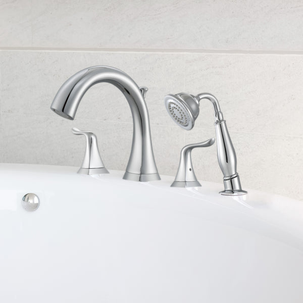 Scarlett Roman Tub Bathroom Faucet in Chrome