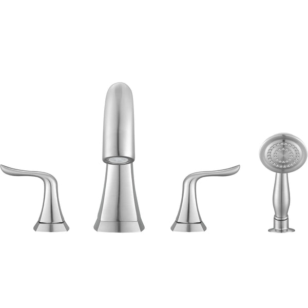 Scarlett Roman Tub Bathroom Faucet in Brushed Nickel