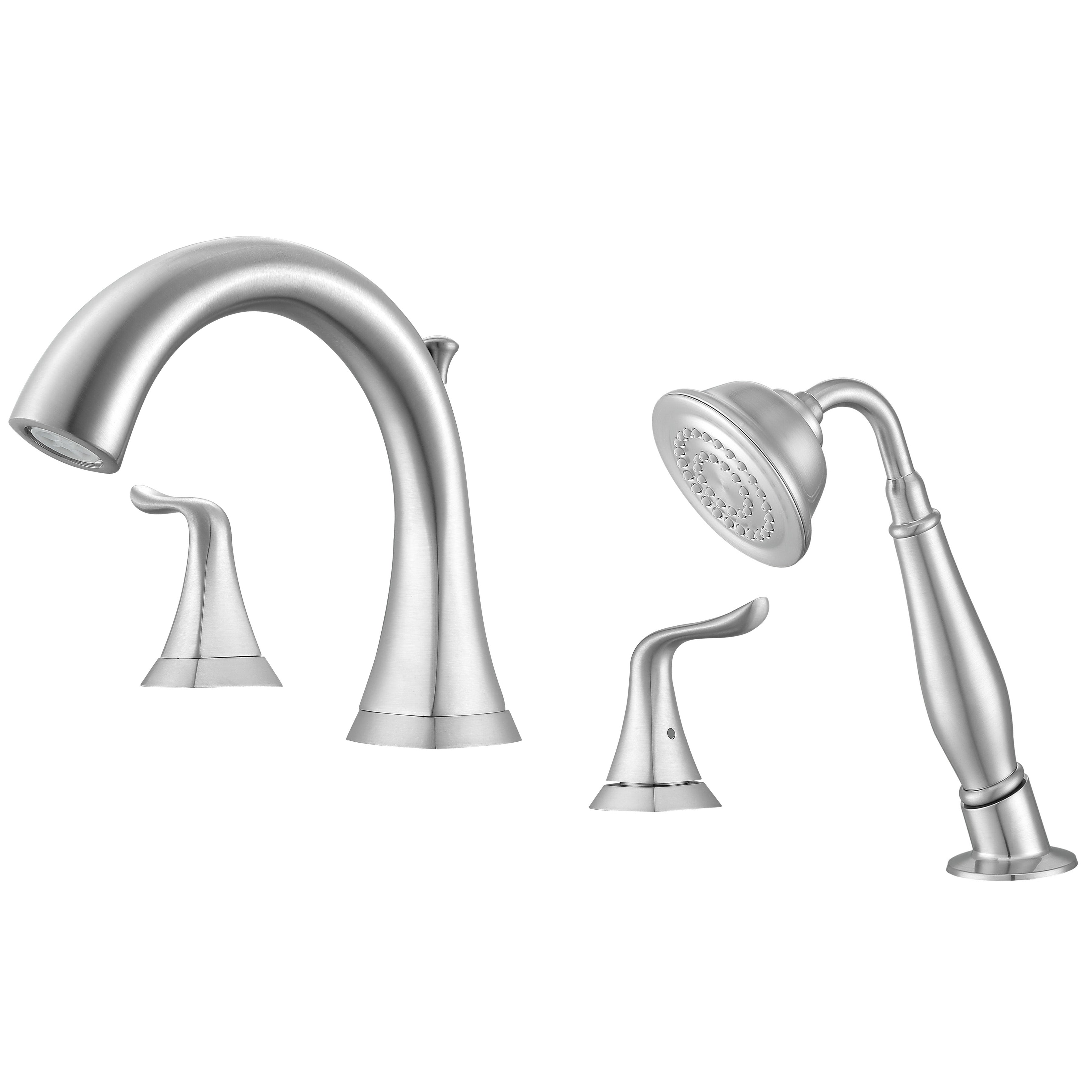 Scarlett Roman Tub Bathroom Faucet in Brushed Nickel