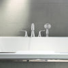 Scarlett Roman Tub Bathroom Faucet in Brushed Nickel