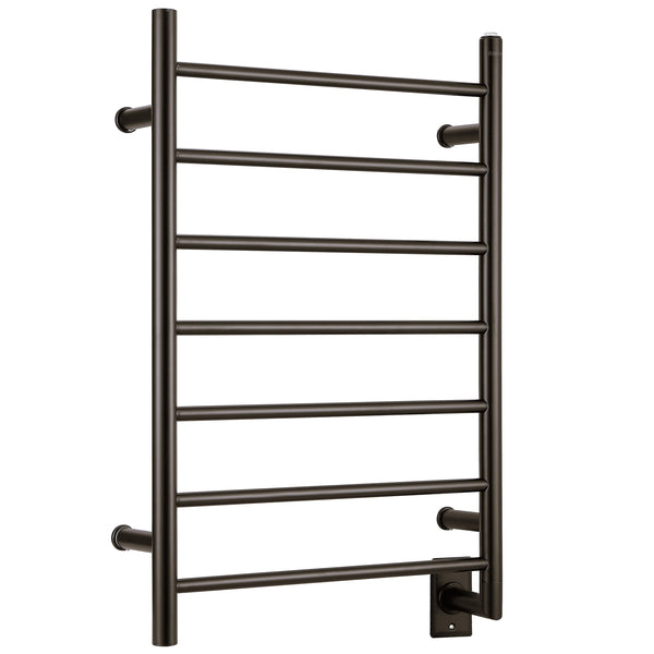 Comfort 7-Bar Hardwired Towel Warmer in Oil Rubbed Bronze