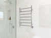 Comfort 7 - 31 in. Hardwired Electric Towel Warmer and Drying Rack in Chrome with Timer