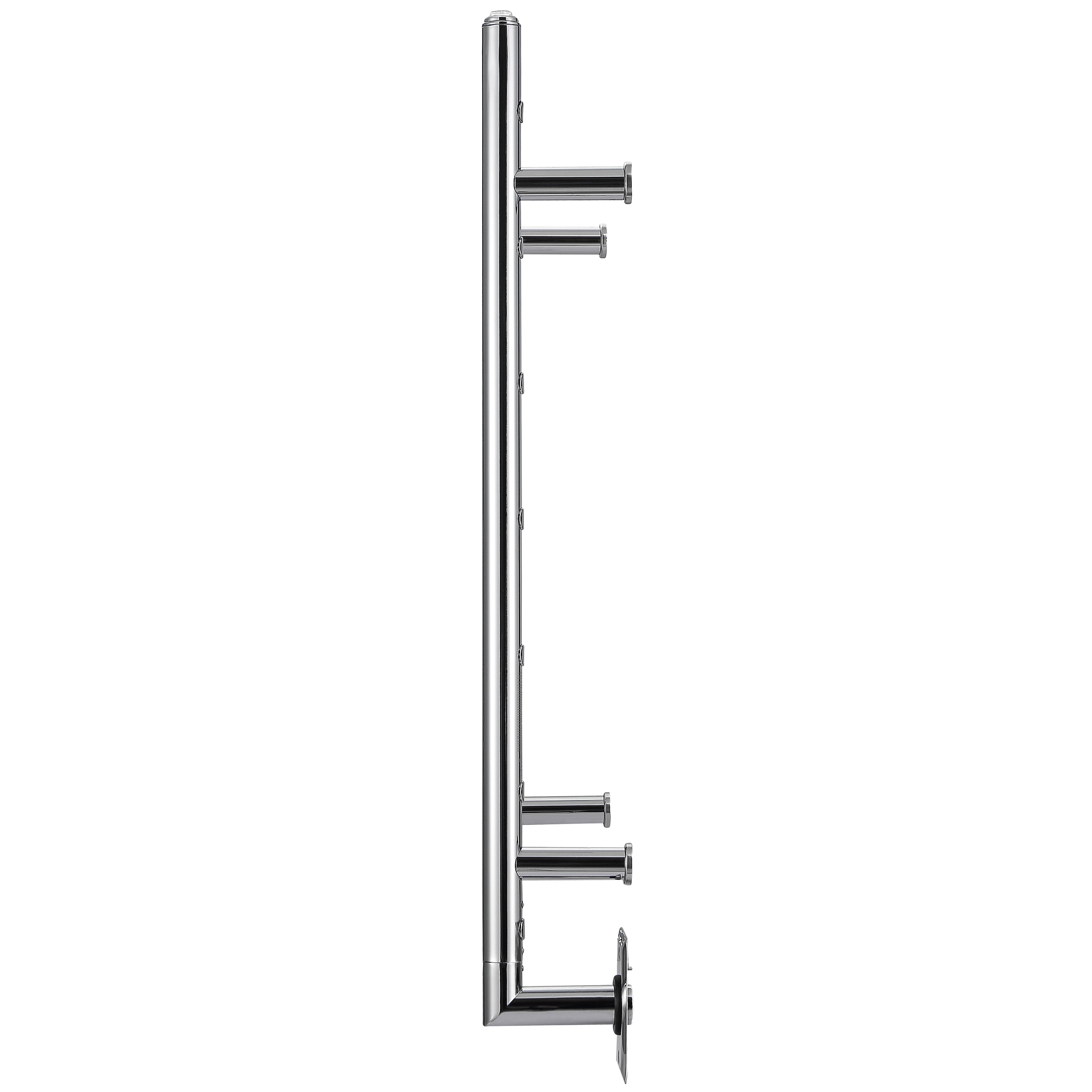 Comfort 7 - 31 in. Hardwired Electric Towel Warmer and Drying Rack in Chrome with Timer