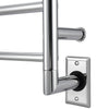 Comfort 7 - 31 in. Hardwired Electric Towel Warmer and Drying Rack in Chrome with Timer