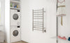 Comfort Dual Porte-serviette chauffant  à  fixation murale  fini en acier inox poli