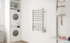 Novara Dual 10-Bar Wall Mount Towel Warmer in Polished Stainless Steel
