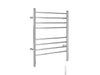 Prestige OBT 8-Bar Wall Mounted Towel Warmer with Integrated On-Board Timer in Polished Stainless Steel
