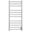 Prima Dual XL 12-Bar Hardwired and Plug-in Electric Towel Warmer in Polished Stainless Steel