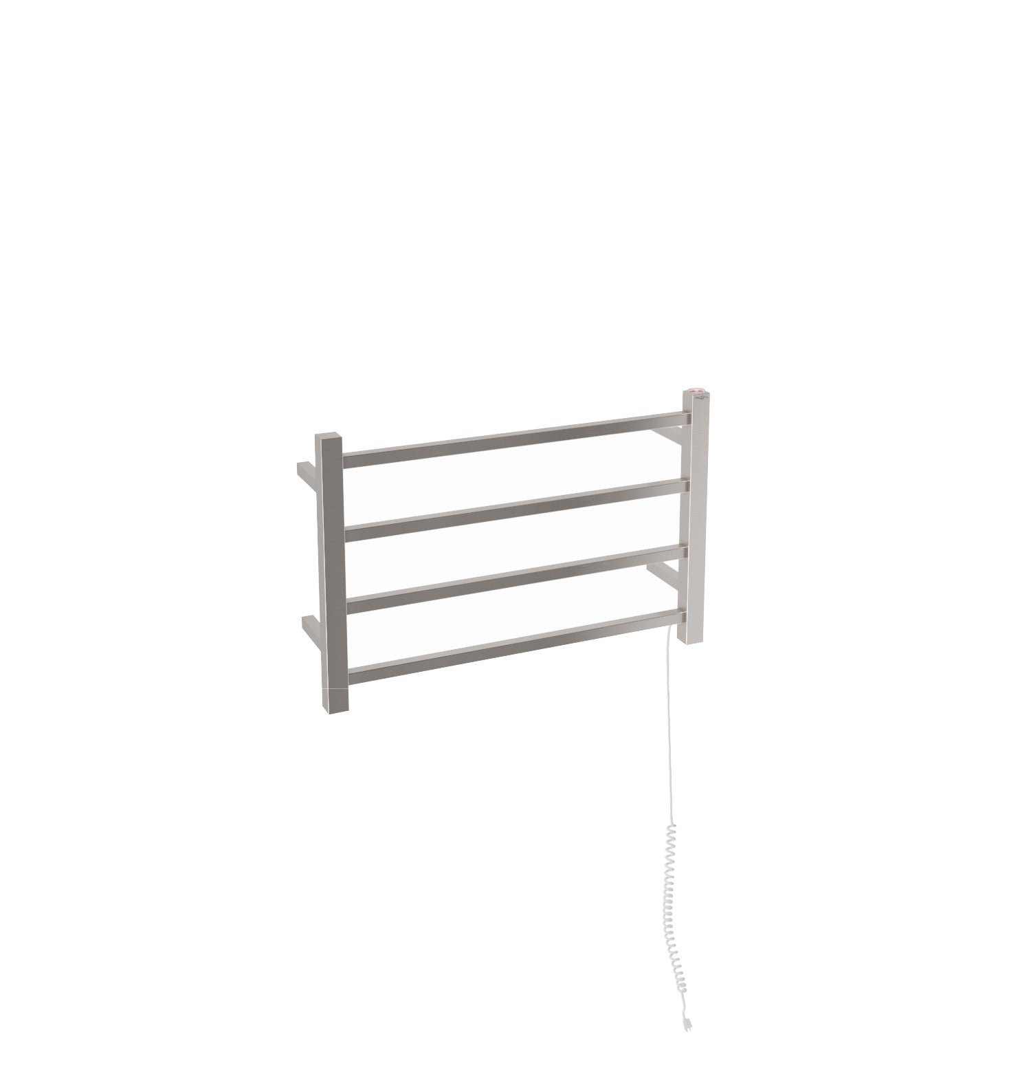 Gala Dual 4-Bar Hardwired and Plug-in Towel Warmer in Brushed Stainless Steel