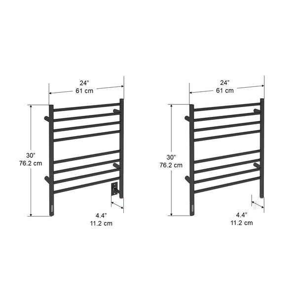 Chauffe-serviettes électrique mural avec minuterie intégrée Prestige