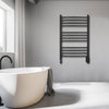 Lustra OBT 12 Bar Dual Wall Mount Towel Warmer with Integrated On-Board Timer in Matte Black