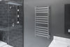 Prima Dual XL 12-Bar Hardwired and Plug-in Electric Towel Warmer in Brushed Stainless Steel