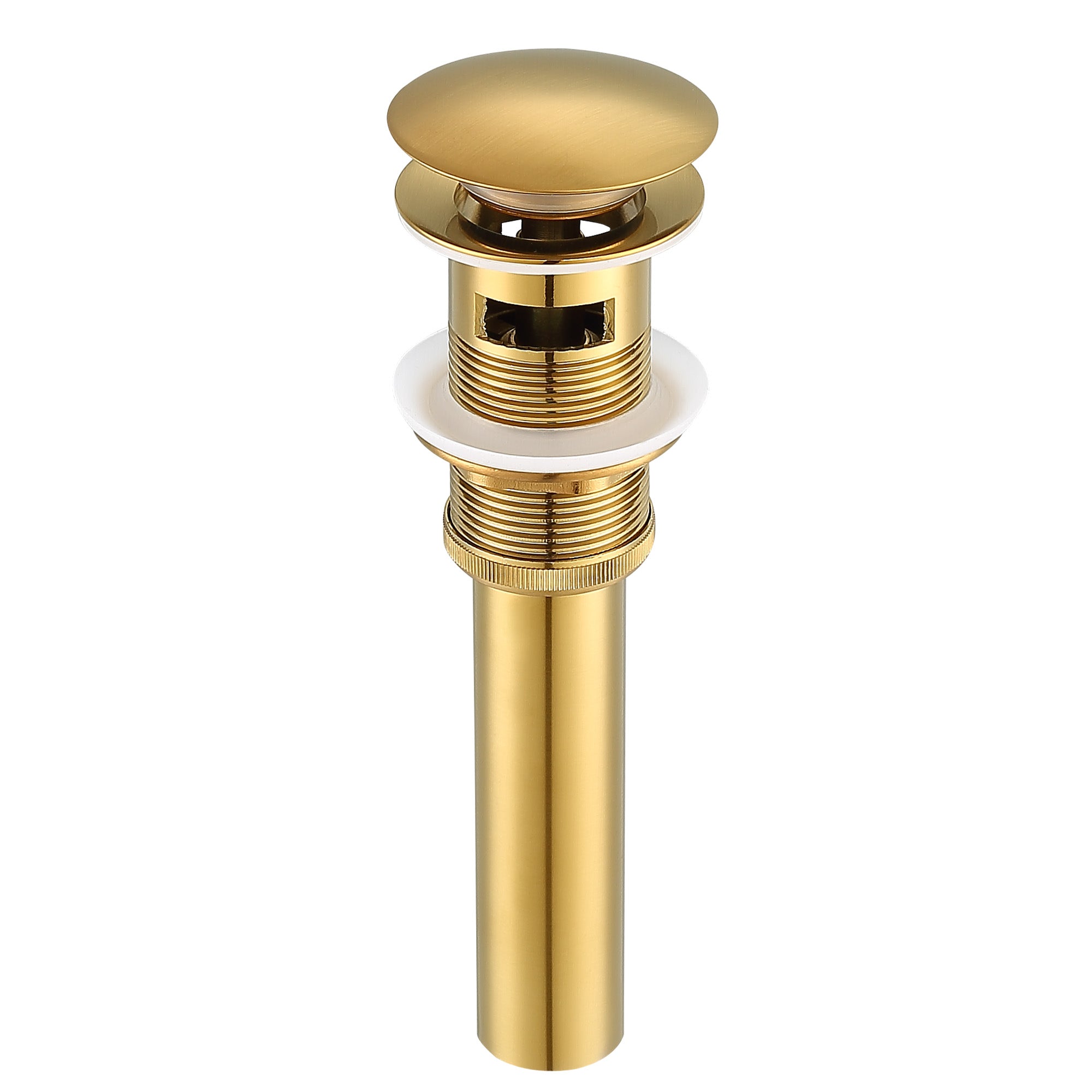 Ancona Bathroom Sink Pop-Up Drain with Overflow in Brushed Titanium Gold