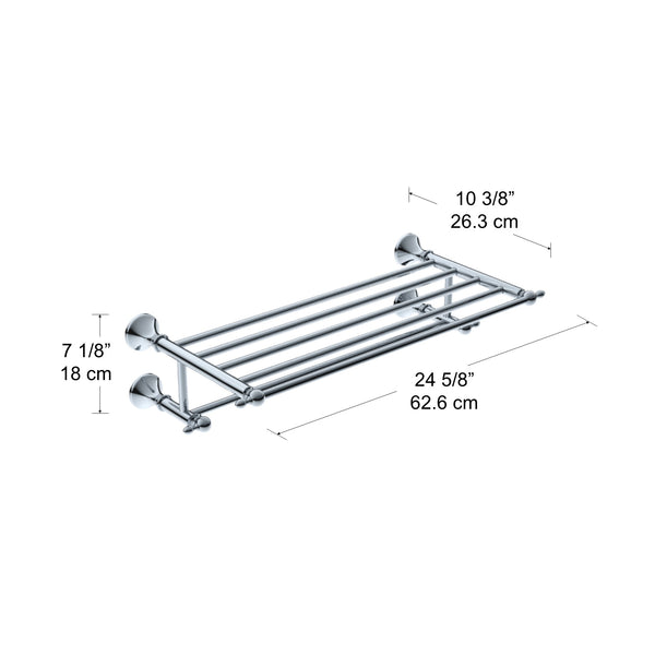 Premium Chrome Series Towel Shelf