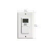 Chauffe-serviettes en acier inoxydable brossé avec minuterie murale Comfort 8 Ova