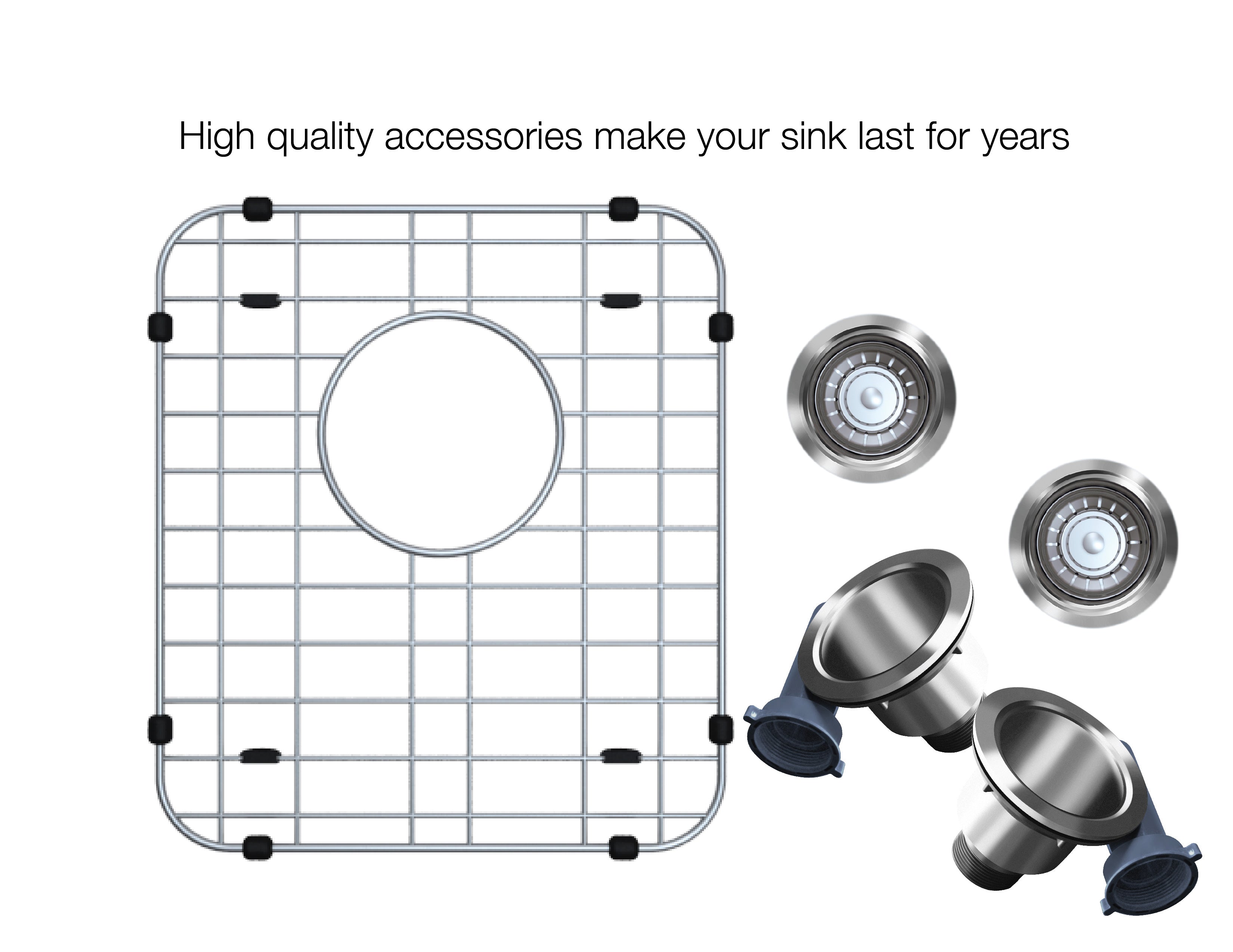 Capri Series Drop-in Stainless Steel 32 in. 3-Hole 50/50 Double Bowl Kitchen Sink with Grid and Strainers