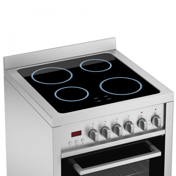 Gourmet 24 in. Vitroceramic with Convection Oven Freestanding Range