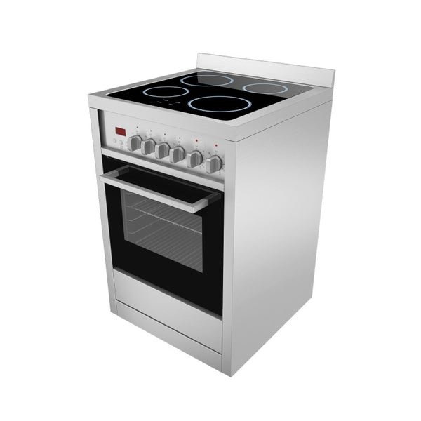 Gourmet 24 in. Vitroceramic with Convection Oven Freestanding Range