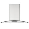 30 in. Convertible Wall-Mounted Glass Canopy Range Hood in Stainless Steel