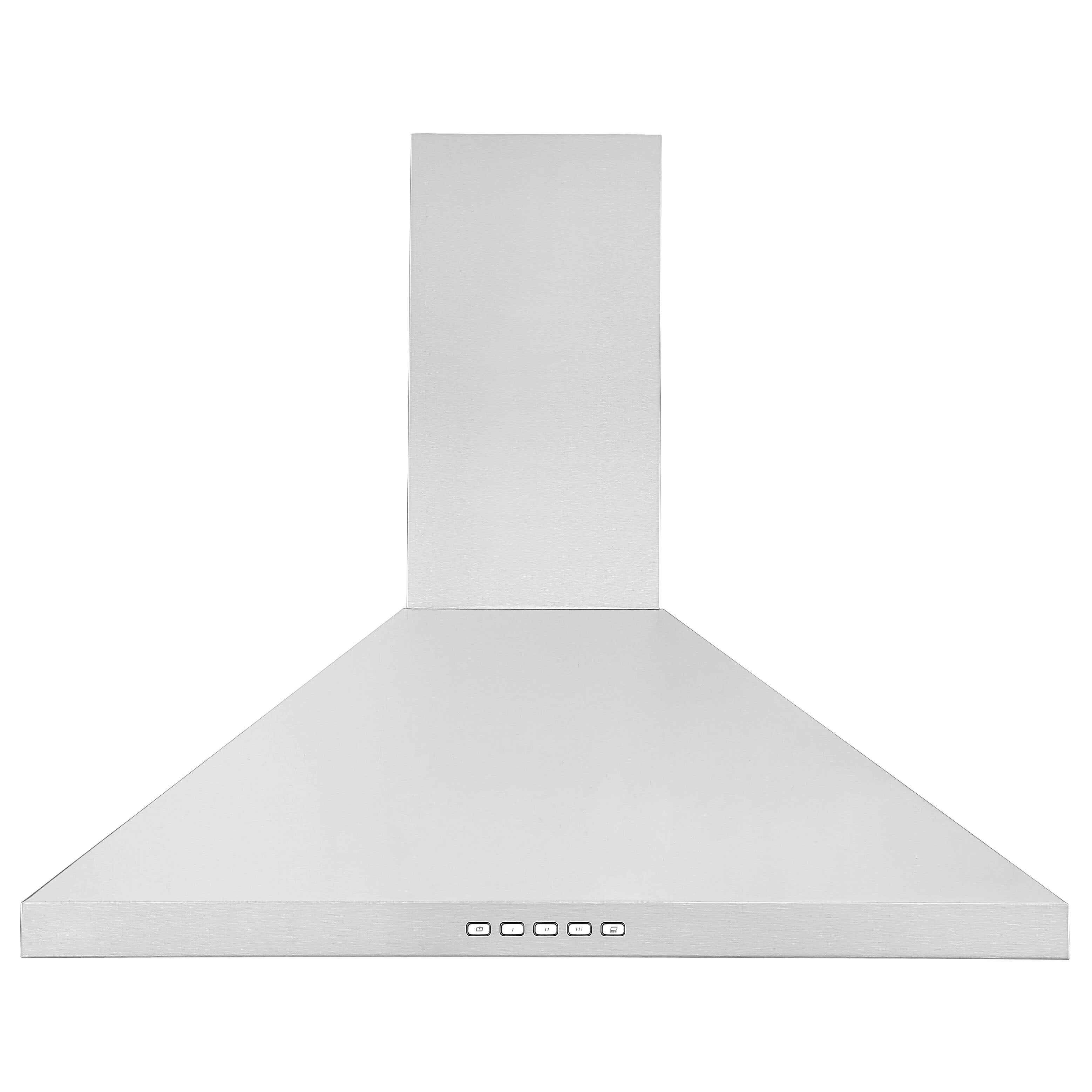 30 in. Convertible Wall-Mounted Pyramid Range Hood in Stainless Steel