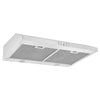 Ancona UC64NL hotte de cuisine sous l’armoire à conduitde 76,2 cm (30") avec mode veilleuse en acier inoxydable