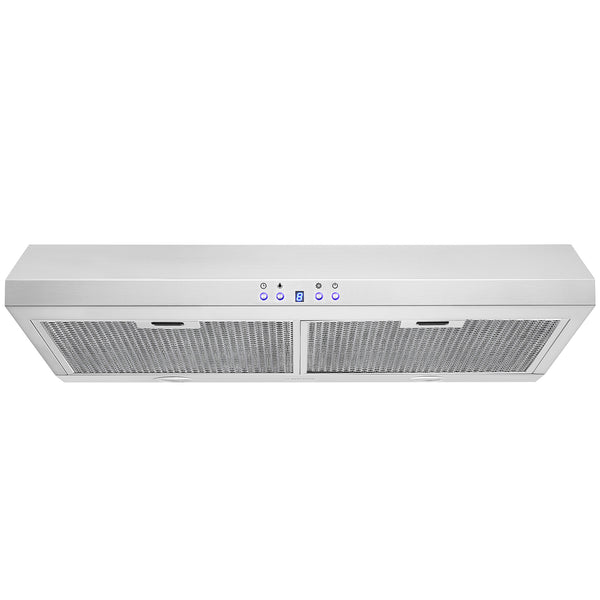 Ancona UC64NL hotte de cuisine sous l’armoire à conduitde 76,2 cm (30") avec mode veilleuse en acier inoxydable