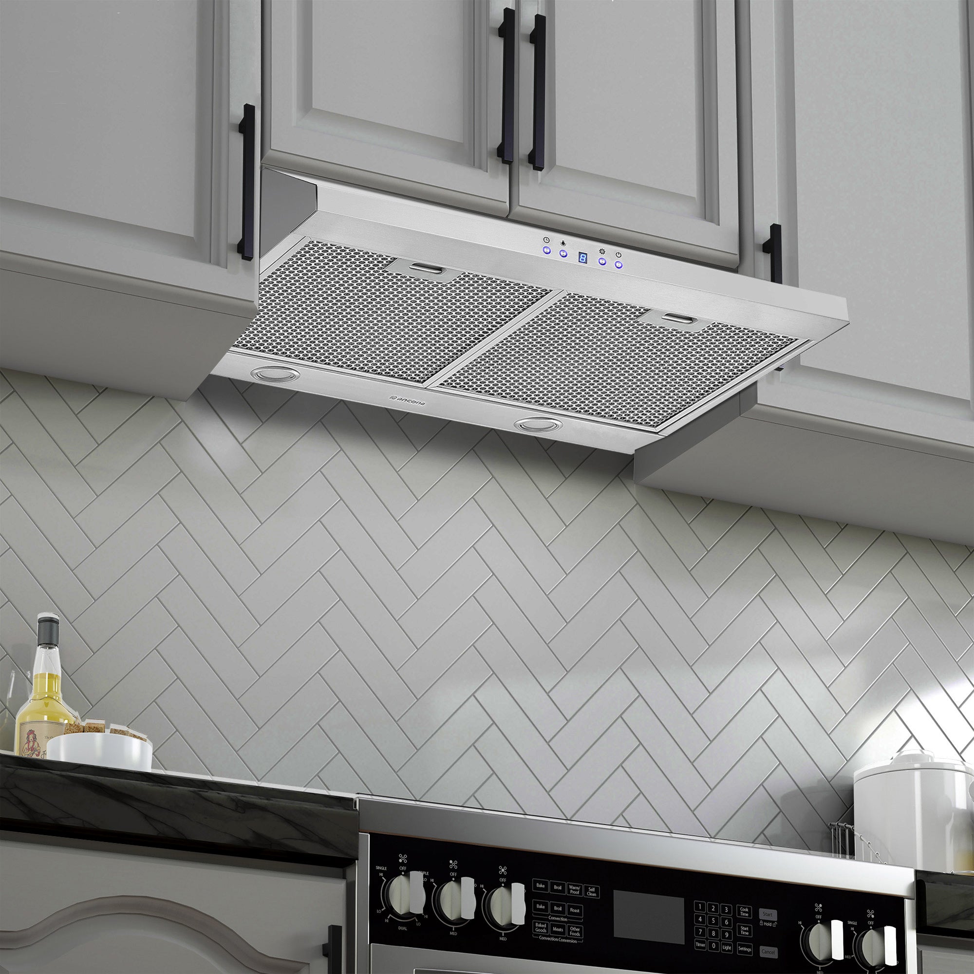 Ancona UC64NL hotte de cuisine sous l’armoire à conduitde 76,2 cm (30
