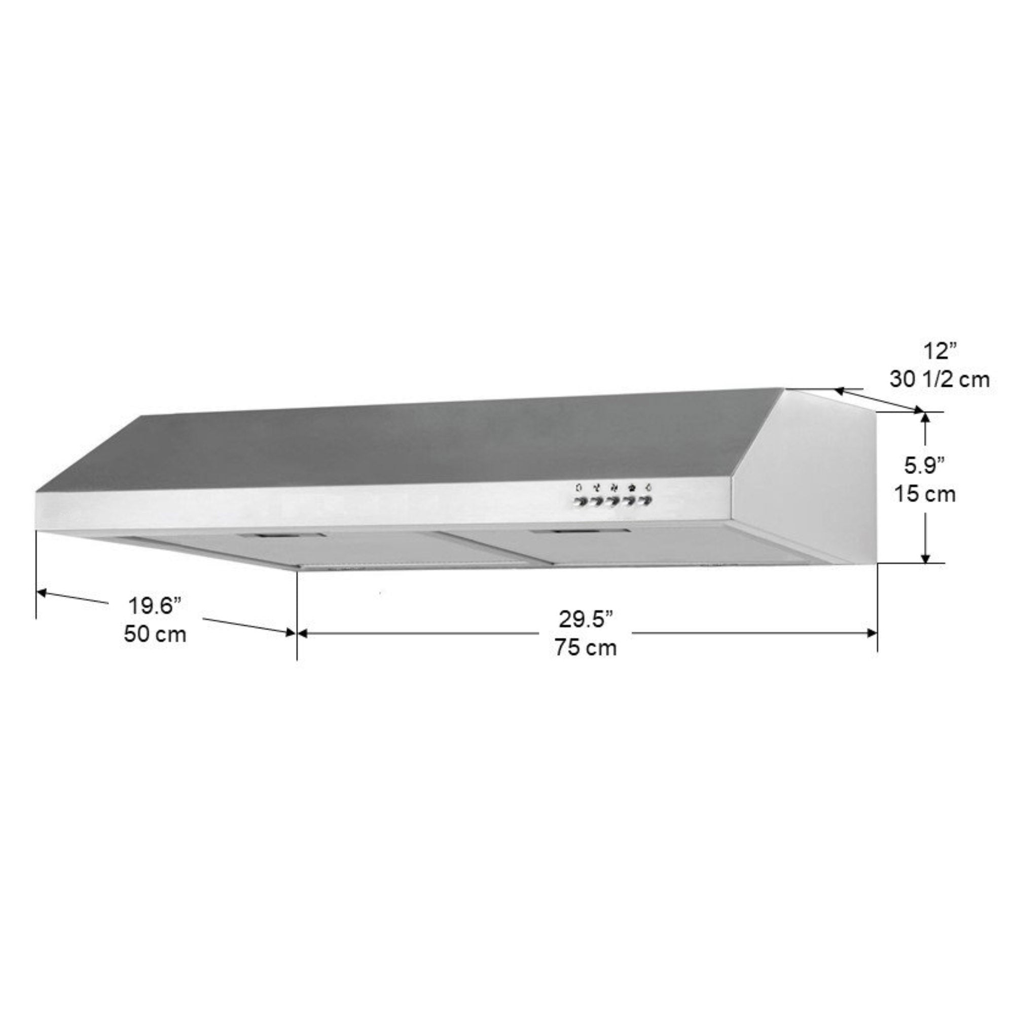 UCL630 30 in. 400 CFM Ducted Under Cabinet Range Hood