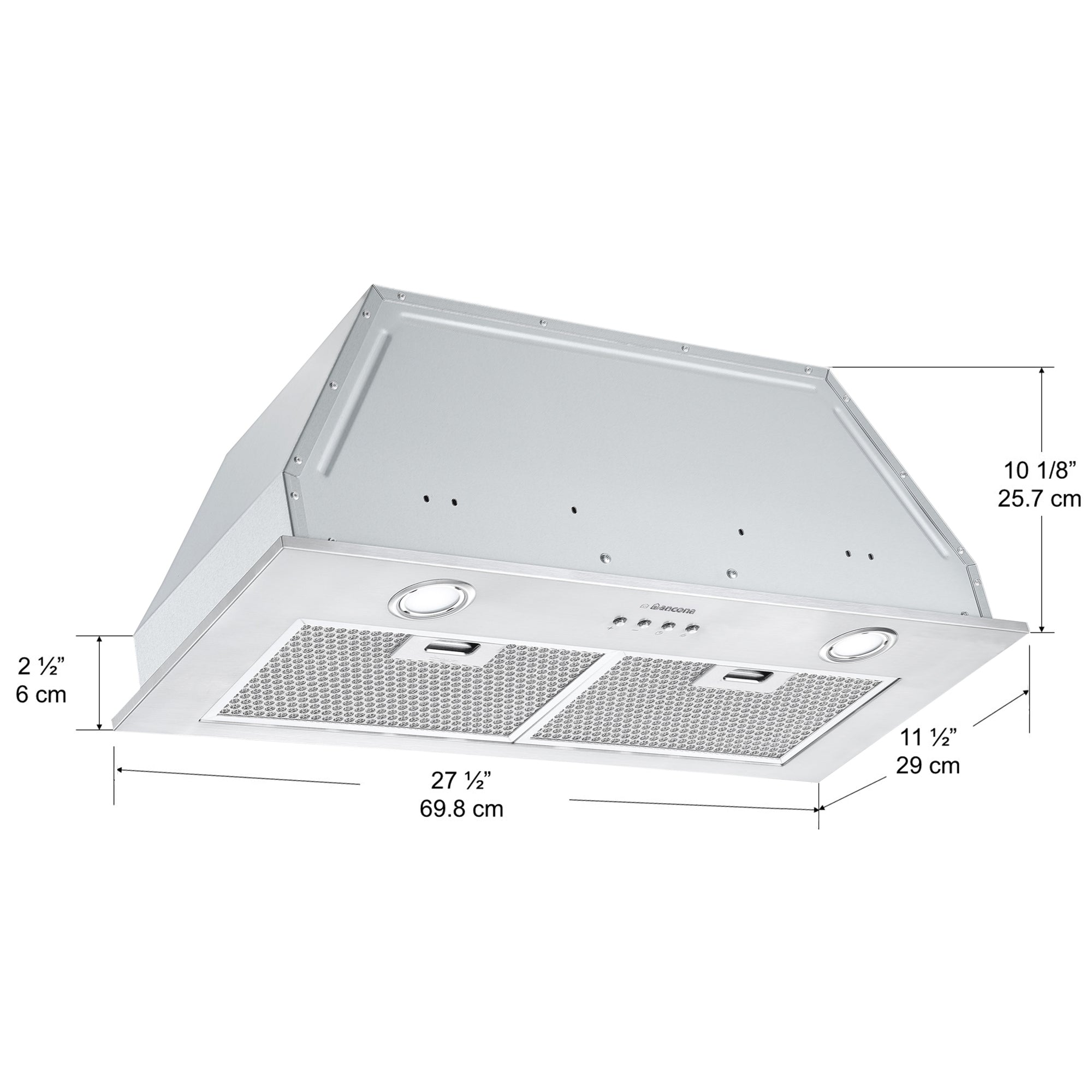 Hotte de cuisine Inserta Plus 28 po